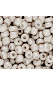 Seed beads 6/0 (4mm) Dawn grey